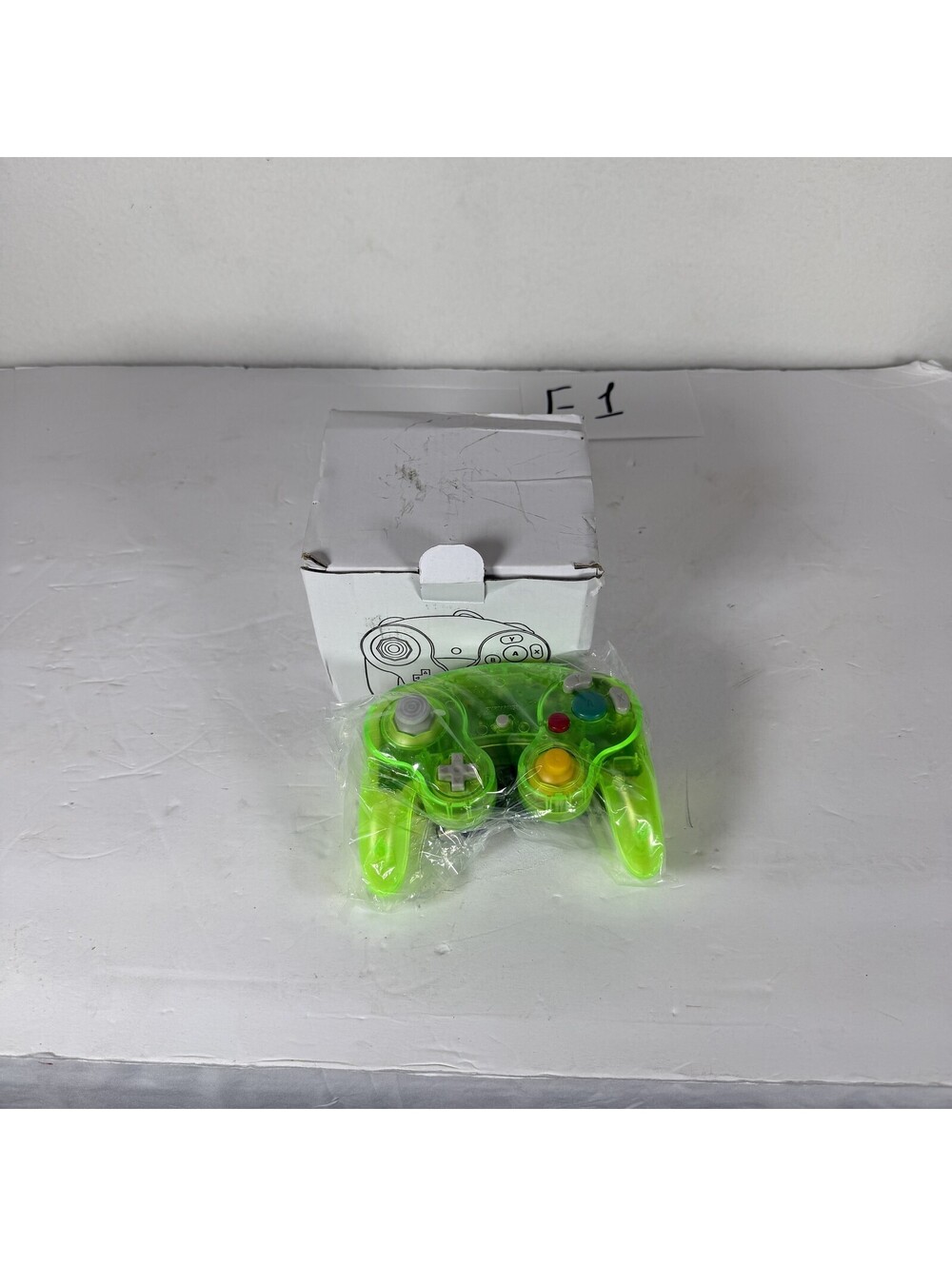 Wired GameCube Controller Replacement Transparent Neon Green - Used